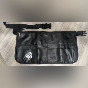 Framar Pro Hairstylist Hip Apron Tool Belt Black Leather NEW Salon Organizer